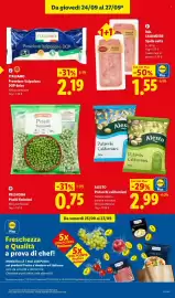 Volantino Lidl settimana 39 Pagina 3: Dal Salumiere Spalla cotta €1,55, ITALIAMO Provolone Valpadana DOP dolce €2,19