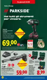 Volantino Lidl settimana 39 Pagina 30: PARKSIDE Chiavi a bussola €8,99