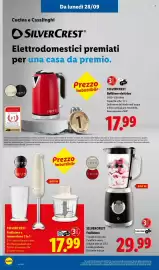 Volantino Lidl settimana 39 Pagina 34: SILVERCREST Frullatore a immersione 2 in 1 €17,99