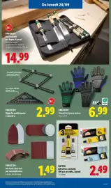 Volantino Lidl settimana 39 Pagina 39: PARKSIDE Set scalpelli per legno, 6 pezzi €14,99