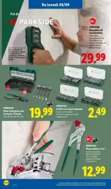 Volantino Lidl settimana 39 Pagina 40: PARKSIDE €19,99, PARKSIDE Pinza multiuso 2 in 1 €12,99