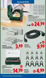 Volantino Lidl settimana 39 Pagina 41: PARKSIDE €3,49, PARKSIDE Pistola sparapunti elettrica €24,99
