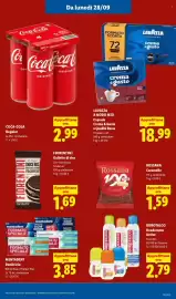 Volantino Lidl settimana 39 Pagina 49: Borotalco Deodorante Active €2,79, Coca Cola Regular €2,99