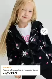Sinsay gazetka tydzień 39 Strona 10: Rozpinana bluza polarowa z kapturem Kuromi €35,99