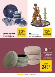 Xenos folder Pagina 26: Alle kaarsenhouder €15,29, Servies Blue Print €2,79