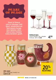 Xenos folder Pagina 3: Alle vazen €10,39, Gekleurd glas €4,99