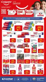 Folheto Semar Supermercado Página 1: Escova Dental Colgate Zig Zag Carvão Blister €21,98