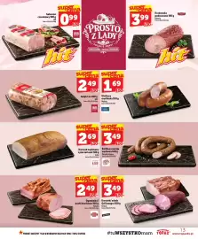Topaz gazetka tydzień 39 Strona 13: Indyk Lux JBB €2,49, Kurczak zapiekany z pieczarkami €2,69