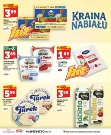 Topaz gazetka tydzień 39 Strona 16: Śmietana Łaciata €3,59, Ser Camembert Turek €5,69