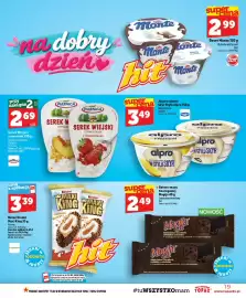 Topaz gazetka tydzień 39 Strona 19: Serek Wiejski Piątnica €2,69, Jogurt sojowy Skyr Style Alpro €3,49