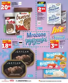 Topaz gazetka tydzień 39 Strona 24: Lody Kostka Śnieżna €2,99, Kinder Bueno €20,99