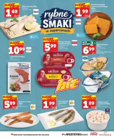 Topaz gazetka tydzień 39 Strona 27: Łosoś wędzony €10,99, Kostka bosmańska z łososia pacyficznego Abramczyk €1,99