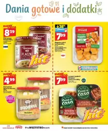Topaz gazetka tydzień 39 Strona 28: Grochówka Wojskowa €4,99, Flaczki wołowe w rosol €7,99
