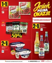 Topaz gazetka tydzień 39 Strona 3: Hamburger Classic Yano, Jogurt Fantasia