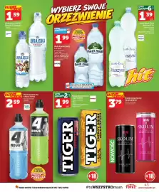 Topaz gazetka tydzień 39 Strona 43: Woda Żywiec Zdrój €1,99, Napój energetyczny Tiger €1,99