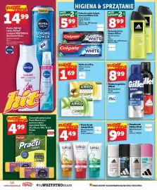Topaz gazetka tydzień 39 Strona 46: Pasta do zębów Colgate Advanced White €5,99, Pianka do golenia Gillette Series €8,99