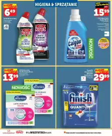 Topaz gazetka tydzień 39 Strona 48: Żel Calgon Total Action €15,99, Żel do WC Kret €6,49