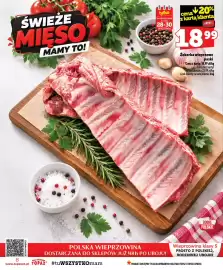 Topaz gazetka tydzień 39 Strona 8: ŚWIEŻE MIESO MAMY TO! 000 tylko poniedziałek środa 28-30 WRZEŚNIA cena 20% z kartą