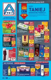 ALDI gazetka tydzień 39 Strona 1: Moser Roth Czekolada €7,99, MILSANI Ser Maślany/Edamski/Tylżycki €4,99