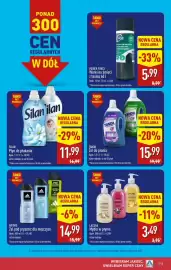 ALDI gazetka tydzień 39 Strona 15: TANDIL Żel do prania €15,99, Lacura Mydło w płynie €3,49