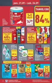 ALDI gazetka tydzień 39 Strona 28: Somat Kapsułki/Tabletki do zmywarki €29,99, Kapsułki do prania €39,99