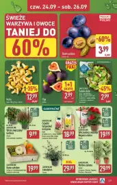 ALDI gazetka tydzień 39 Strona 37: Śliwki polskie €3,99, Figa €2,99
