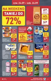 ALDI gazetka tydzień 39 Strona 41: Sernik baskijski €29,99, Delicie Szampańskie €2,99