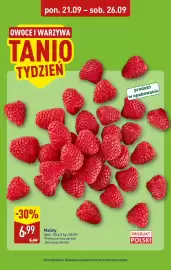 ALDI gazetka tydzień 39 Strona 6: Maliny €6,99