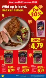 Lidl folder week 40 Pagina 4: Deluxe everzwijn-ragout €6,99, Deluxe Hertenragout €6,99