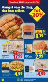 Lidl folder week 40 Pagina 6: Inktvisringen à la Romana €4,99, Kabeljauwfilet XXL €17,99