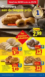 Lidl folder week 40 Pagina 7: Vanaf ma. 28/09 t.e.m. za. 03/10 Ovenvers aan de laagste prijs. Supermarkt in 1 Brood & YouGov