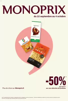 Catalogue Monoprix (valable jusqu'au 4-10)