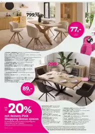 Mömax Flugblatt Seite 10: Esstisch "JEFFERSON" €799,00, Esstisch „VECTOR“ €299,00