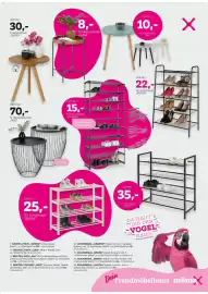 Mömax Flugblatt Seite 17: Schuhregal „GUSTAV“ €35,00, Schuhregal GRANDO €15,00