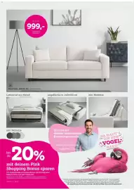 Mömax Flugblatt Seite 8: Schlafsofa "AGNETA" €999,00
