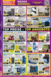 Norma Prospekt woche 40 Seite 2: Hyundai Inverter-Generator HY4500SEi D €849,00, Wintergewächshaus €44,99