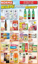 Norma leták týden 40 Strana 9: Mogyi Mexicorn €13,90, Ernte Mladý hrášek s pařížskou mrkví €49,90