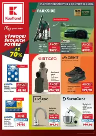 Kaufland leták týden 39 Strana 1: Livarno kuchyňská baterie €399,90, Varta alkalické baterie AA/AAA €79,90