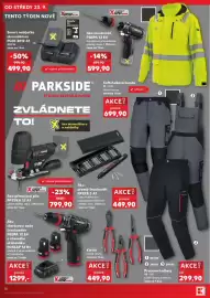 Kaufland leták týden 39 Strana 10: Parkside aku přímočará pila ppstka 12 a1 €799,90, Parkside kleště €449,90