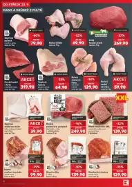 Kaufland leták týden 39 Strana 12: Mistři od fochu hovězí přední krk, podplečí €249,90, Mistrí vepřové koleno €64,90