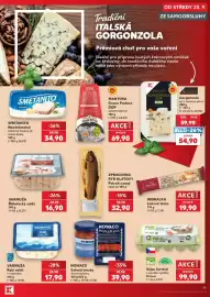 Kaufland leták týden 39 Strana 19: Nowaco solená treska drcená/plátky €39,90, Varmuža rybí salát v majonéze €17,90