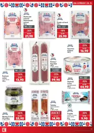 Kaufland leták týden 39 Strana 21: Jarmark okurky 5-8 cm €33,90, Jarmark poličan/paprikáš €99,90