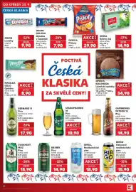 Kaufland leták týden 39 Strana 24: Gambrinus patron 12 €14,90, Birell nealkoholické pivo světlé/řezané €18,90