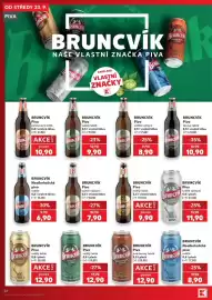 Kaufland leták týden 39 Strana 26: Bruncvík pivo světlý ležák €9,90, Bruncvík pivo polotmavý ležák €12,90