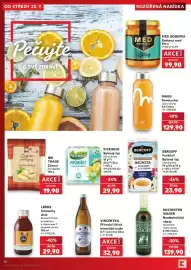 Kaufland leták týden 39 Strana 30: Ibk zázvor prostlazený €19,90, Pickwick průdušky s lipovým květem €29,90