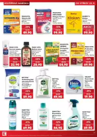 Kaufland leták týden 39 Strana 31: Dettol Antibakteriální ubrousky/Čistič €59,90, Maxivita Vitamin D3 €49,90