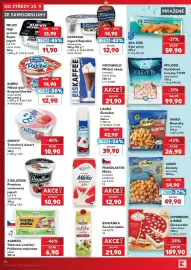 Kaufland leták týden 39 Strana 32: Mylord krevety 71/90 €99,90, Ovofit tvarohový dezert €10,90