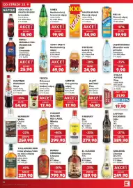 Kaufland leták týden 39 Strana 38: Frisco ochucený kvašený sladový nápoj jablko €17,90, Finsbury Gin €279,90