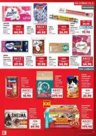 Kaufland leták týden 39 Strana 43: Purina one granule pro kočky různé druhy €299,90, Discreet slipové vložky €54,90