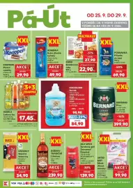 Kaufland leták týden 39 Strana 47: Bernard světlý ležák €399,90, Božkov tradiční lihovina retro edice €239,90